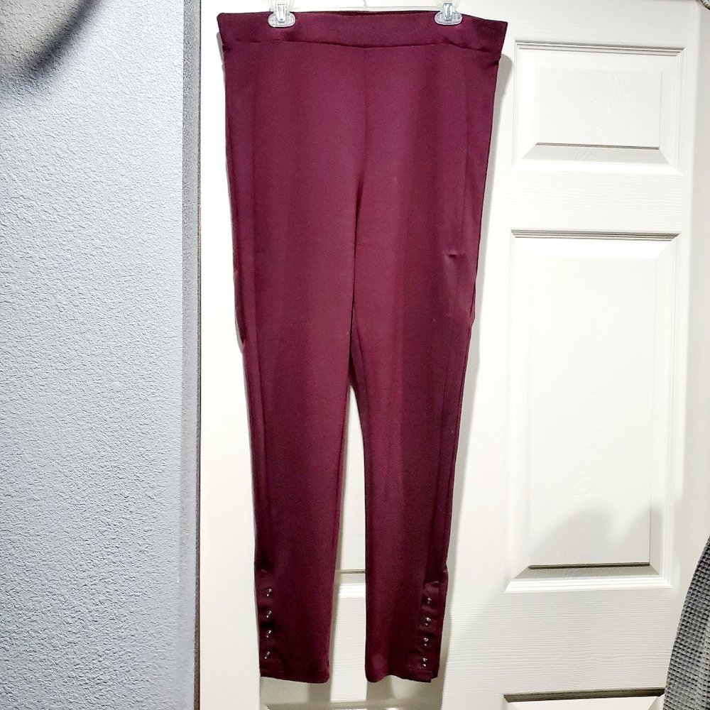 Style & Co. Snap-Hem Ponté-Knit Leggings